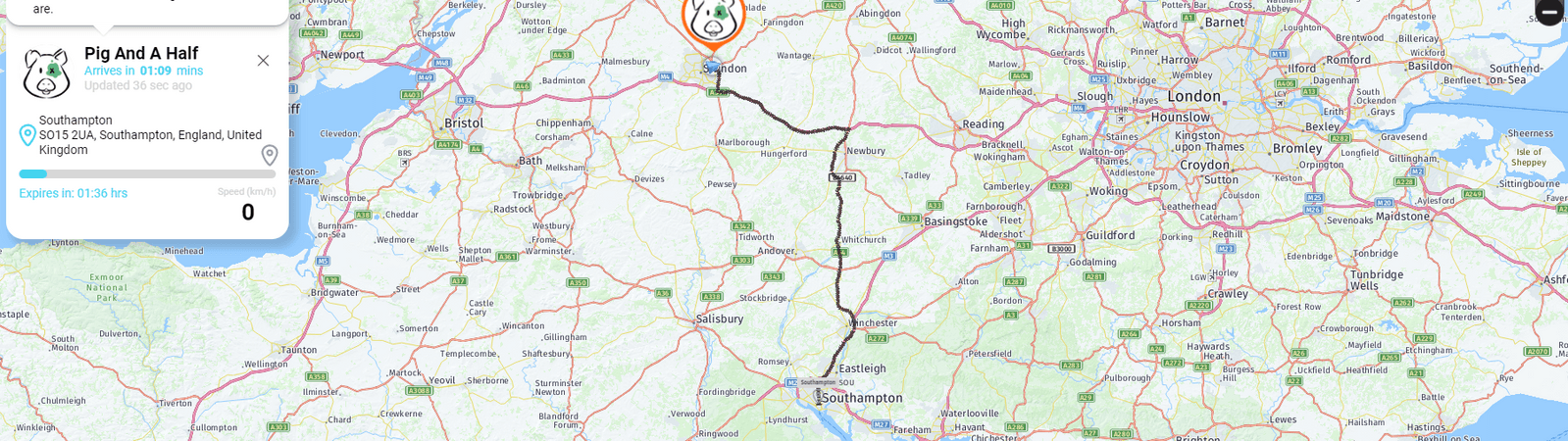 live tracking hog roast