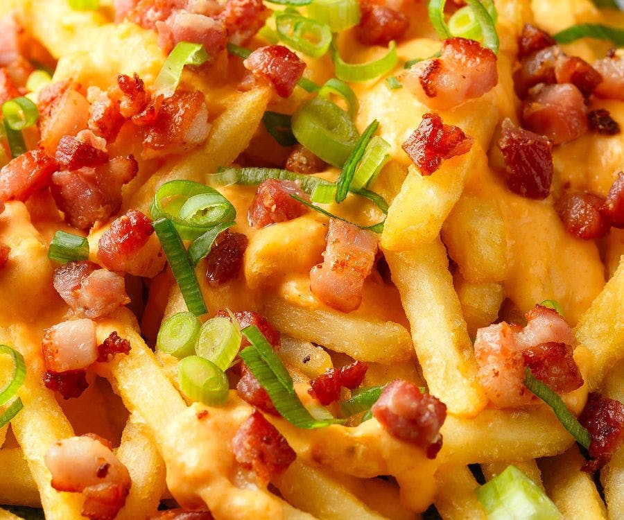 Loaded chippies - Bacon