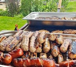 Crispy Bacon bbq catering, swindon, pig and a half. wedding catering