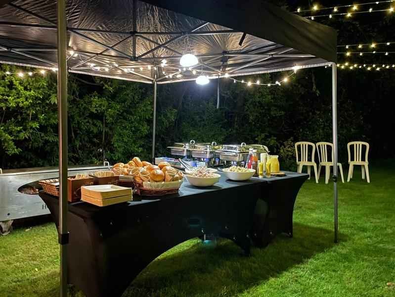 Garden party hog roast catering