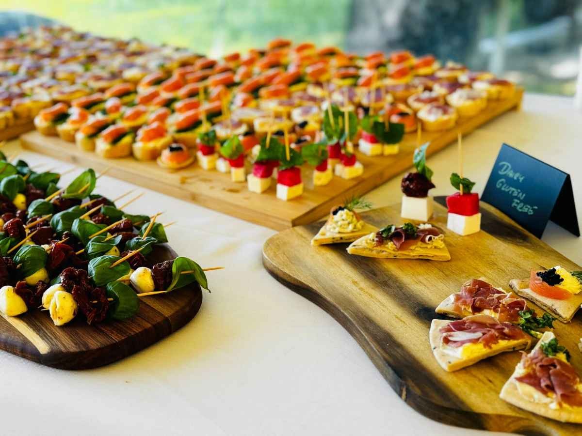 Canapes, wedding caterer