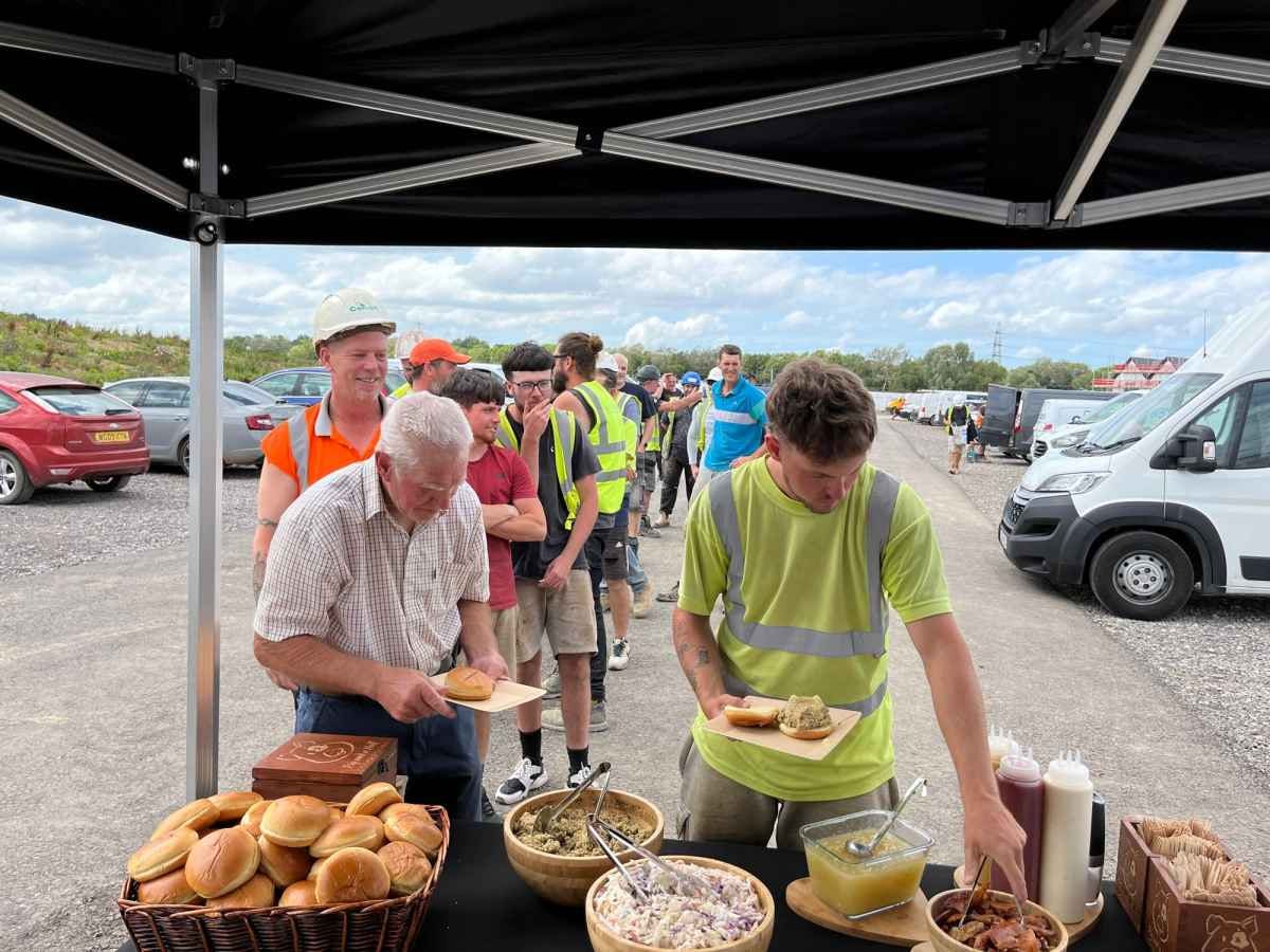 catering construction site