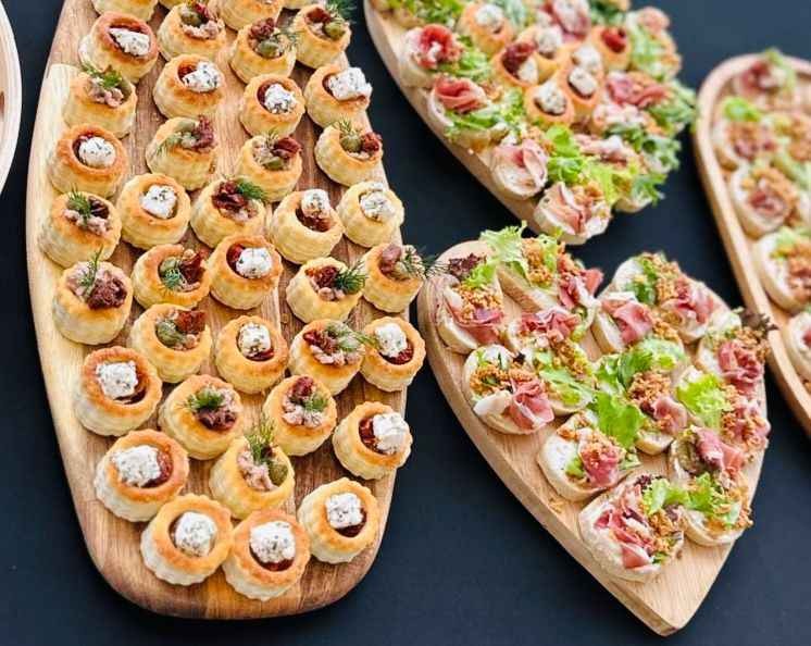 wedding canapes catering