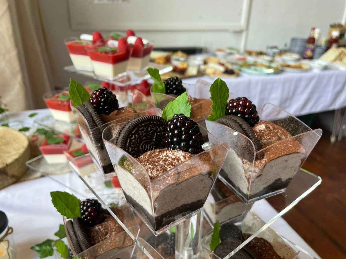 wedding desserts, catering Wiltshire