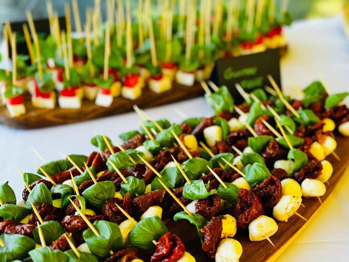 Canapes, wedding caterer