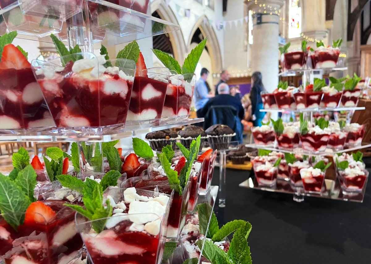 strawberry cheesecake, catering, wedding