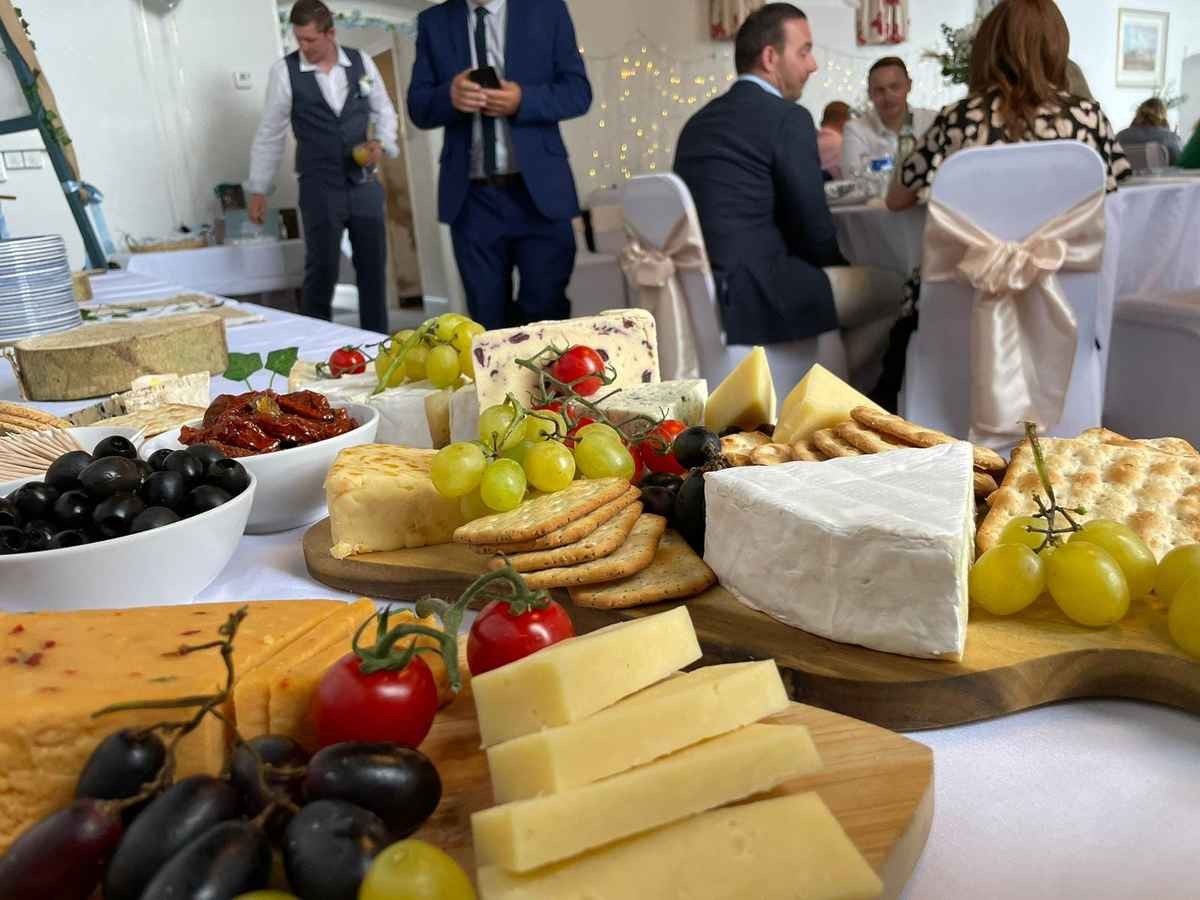 cheese platter wedding