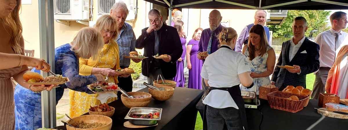 Happy customer, catering, Wiltshire, Hog Roast